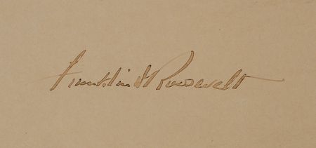 Lot #103 Franklin D. Roosevelt Signed Document - Image 2