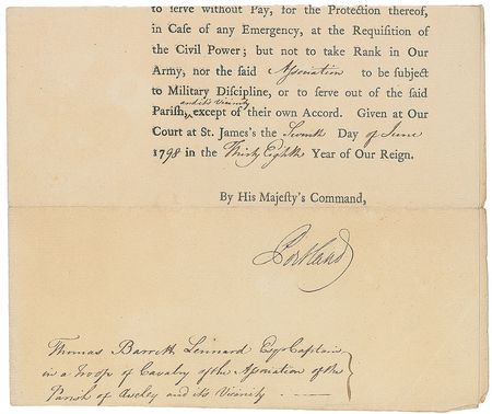 Lot #351 King George III Signed Document - Image 2