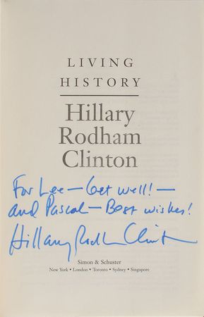Lot #208 Hillary Clinton Book - Image 1