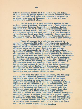 Lot #105 Franklin D. Roosevelt Typed Letter Signed - Image 3