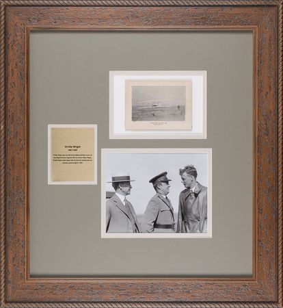 Lot #469 Orville Wright: Iconic image of man’s first flight - Image 1