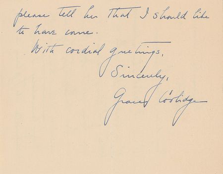 Lot #213 First Ladies Handwritten Letters Signed - Image 2
