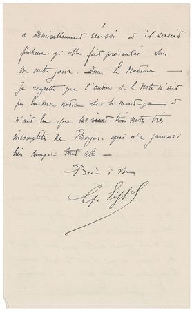 Lot #526 Gustave Eiffel: Eiffel’s notes on designing the highest bridge in the world - Image 1