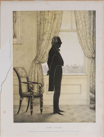 Lot #39 John Tyler Handwritten Letter Signed with Free Frank - Image 3