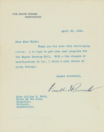 Lot #156 Franklin D. Roosevelt Typed Letter Signed - Image 1