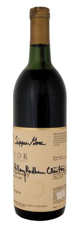 Lot #207 Bill and Hillary Clinton Wine Bottle - Image 2