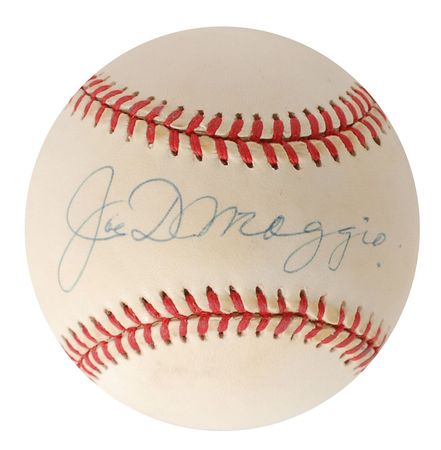 Lot #881 Joe DiMaggio Baseball - Image 1