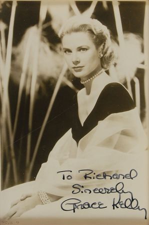 Lot #789 Grace Kelly Signed Photograph - Image 1