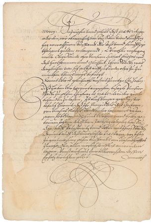 Lot #360 Leopold I Signed Document - Image 3