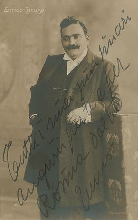 Lot #653 Enrico Caruso Handwritten Letter Signed - Image 1