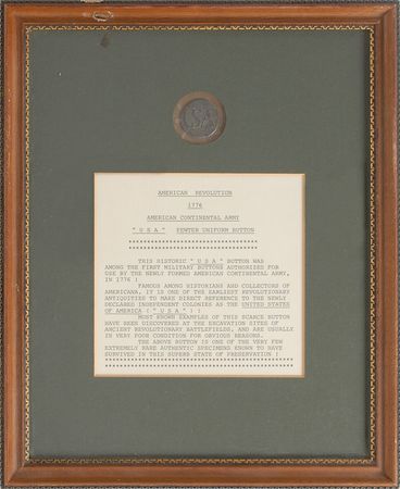 Lot #399 Continental Army Button - Image 1