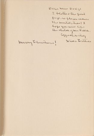 Lot #610 Willa Cather Book - Image 1