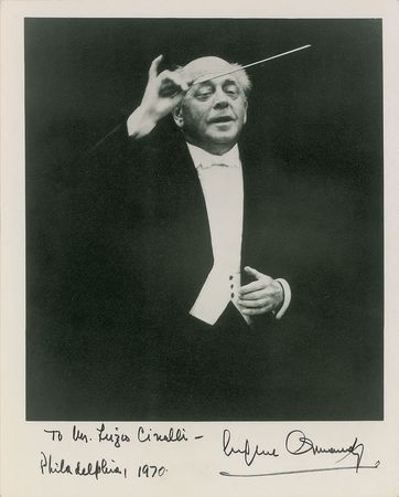 Lot #675 Eugene Ormandy Signed Photograph - Image 2