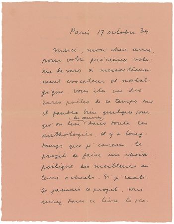Lot #519 Francis Carco - Image 1