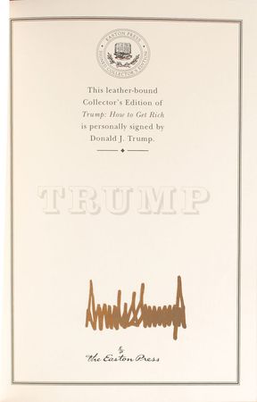 Lot #388 Donald Trump Book - Image 1