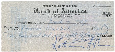 Lot #822 Katharine Hepburn Checks - Image 1