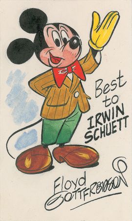 Lot #556 Floyd Gottfredson Sketch - Image 2