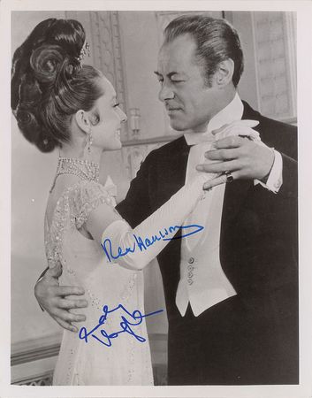 Lot #783 Audrey Hepburn and Rex Harrison Signed Photograph - Image 1
