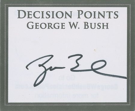 Lot #210 George W. Bush and Andy Card Bookplate and Letter - Image 1