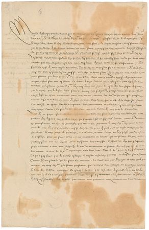 Lot #283 King Charles IX Signed Letter - Image 1