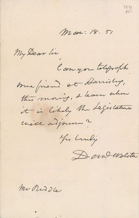 Lot #394 Daniel Webster - Image 1