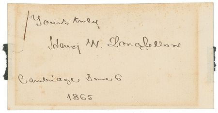 Lot #629 Henry Wadsworth Longfellow - Image 2