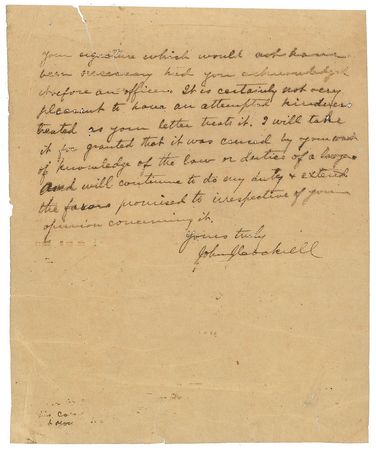 Lot #297 Pat Garrett: ?You lawyers have to put on a certain amount of airs to impress the world with your importance? - Image 1
