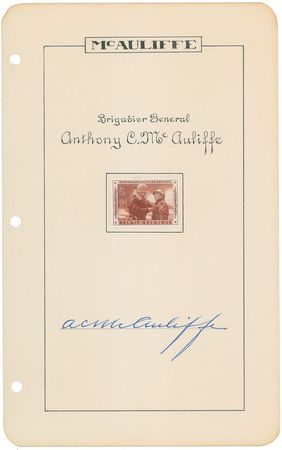 Lot #452 Military Leaders Signatures - Image 4