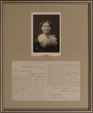 Lot #303 Clara Barton: Desirable pairing from the Red Cross founder - Image 1