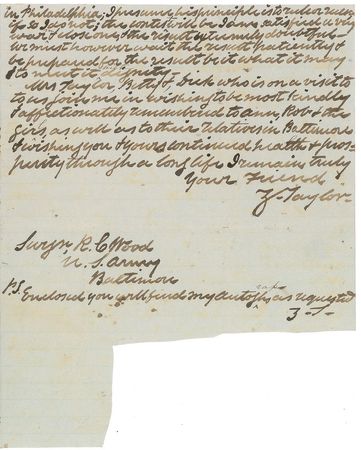 Lot #42 Zachary Taylor: “I look on the result of the coming presidential election as very doubtful” - Image 7