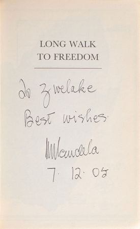 Lot #309 Nelson Mandela Book - Image 1