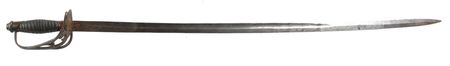 Lot #427 Kenansville CSA Staff Officer?s Sword: Rare variant of a Confederate States Armory staff sword - Image 2