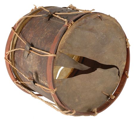 Lot #425 CSA Battle Drum: Battle drum from a member of Jubal Early's Army of the Valley - Image 1