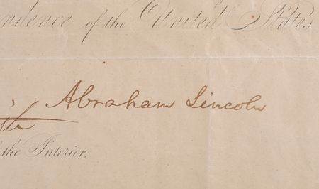 Lot #53 Abraham Lincoln: Early Civil War appointment to the embattled border shortly after the St. Louis Massacre - Image 2