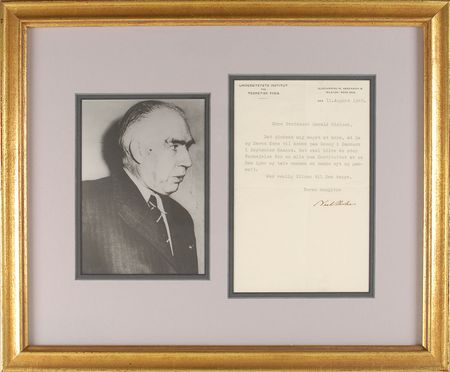 Lot #238 Niels Bohr Typed Letter Signed - Image 1