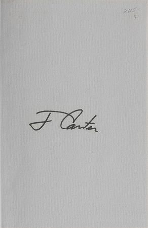 Lot #180 Jimmy Carter Book - Image 1