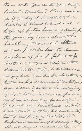 Lot #338 Oliver Wendell Holmes, Jr: “If war should come I should hesitate to leave this country” - Image 2
