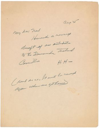 Lot #100 Herbert Hoover Letters - Image 2