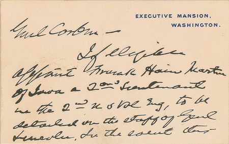 Lot #81 William McKinley Handwritten Letter Signed - Image 1