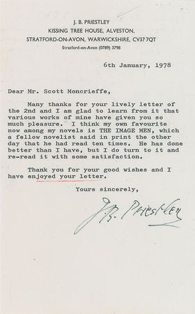 Lot #639 J. B. Priestley Typed Letter Signed - Image 2