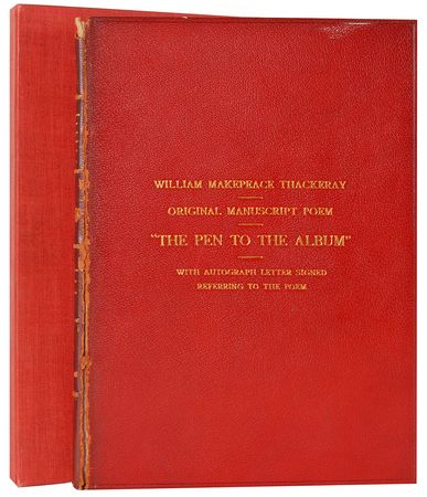 Lot #592 William Makepeace Thackeray: “My muse is the slowest of performers” - Image 3