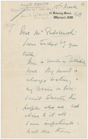 Lot #600 Margot Asquith - Image 1