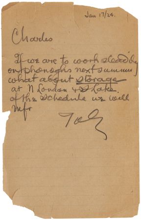 Lot #239 Thomas Edison: Edison the industrialist?an enormous archive of family business correspondence - Image 5