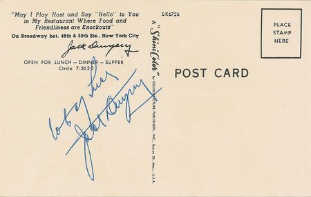 Lot #880 Jack Dempsey Postcards - Image 2