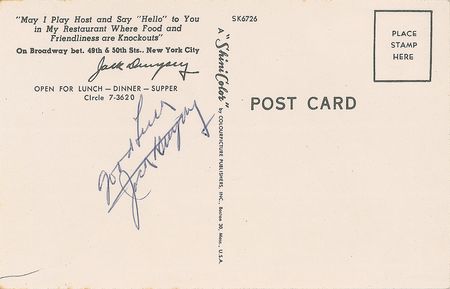 Lot #880 Jack Dempsey Postcards - Image 5