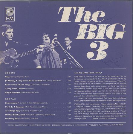 Lot #255 The Big 3 Signed Album - Image 2