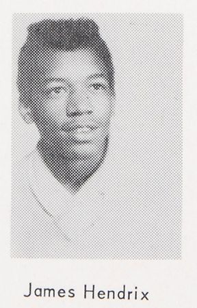 Lot #7139 Jimi Hendrix Yearbook - Image 2