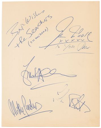 Lot #889 The Searchers Signatures - Image 1