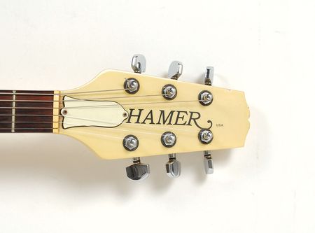Lot #7498 Johnny Ramone’s Owned and Stage-Used Signed Hamer Guitar - Image 9