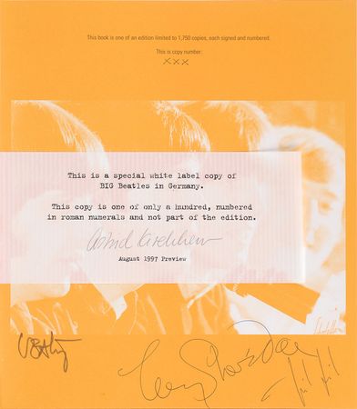 Lot #7115 Beatles: Astrid Kirchherr Signed Book - Image 1
